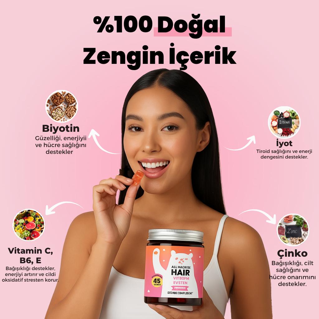 Yummy® Günlük Biotin Kavanozu